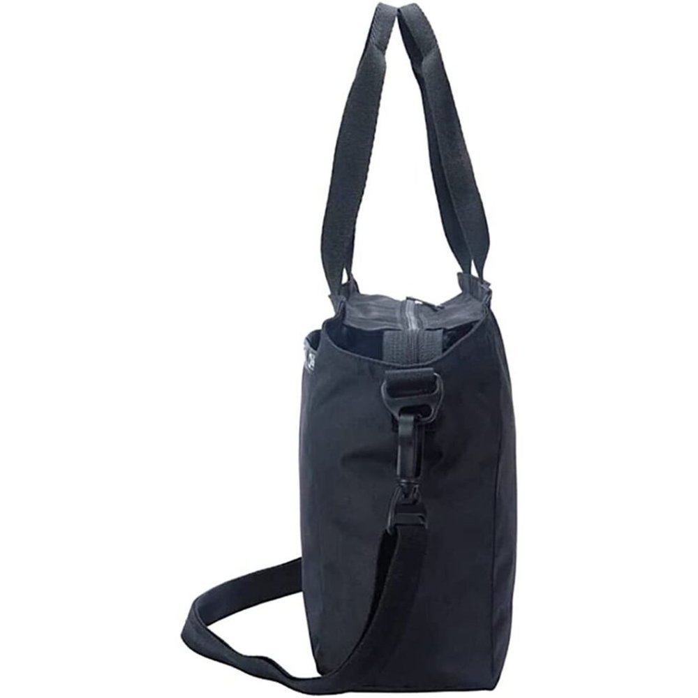 LeSportsac Nylon Top Handle Tote Bag Black Core Crossbody Denim Pique Handbag NW - Picture 6 of 7